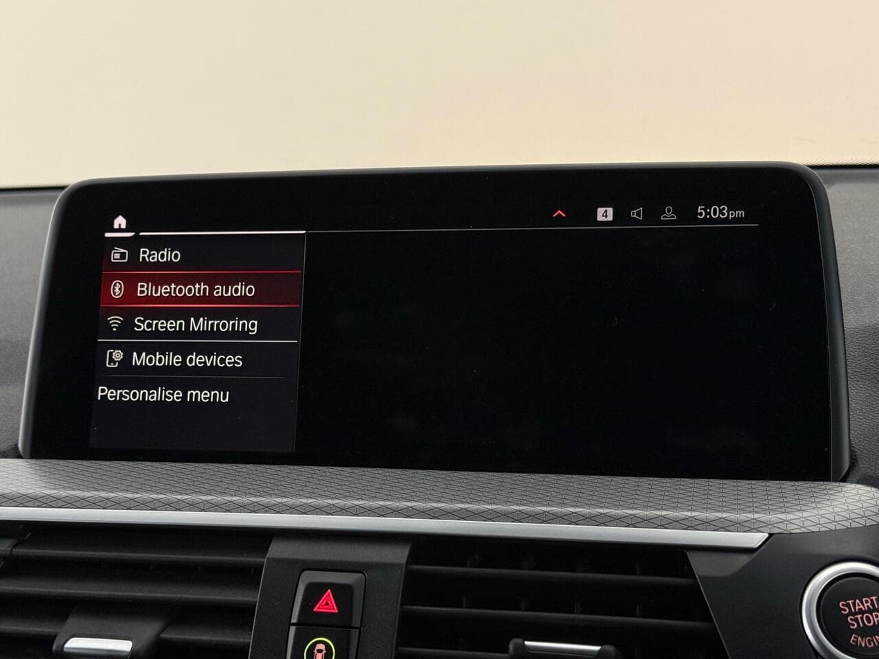 BMW X3 thumbnail Infotainment System