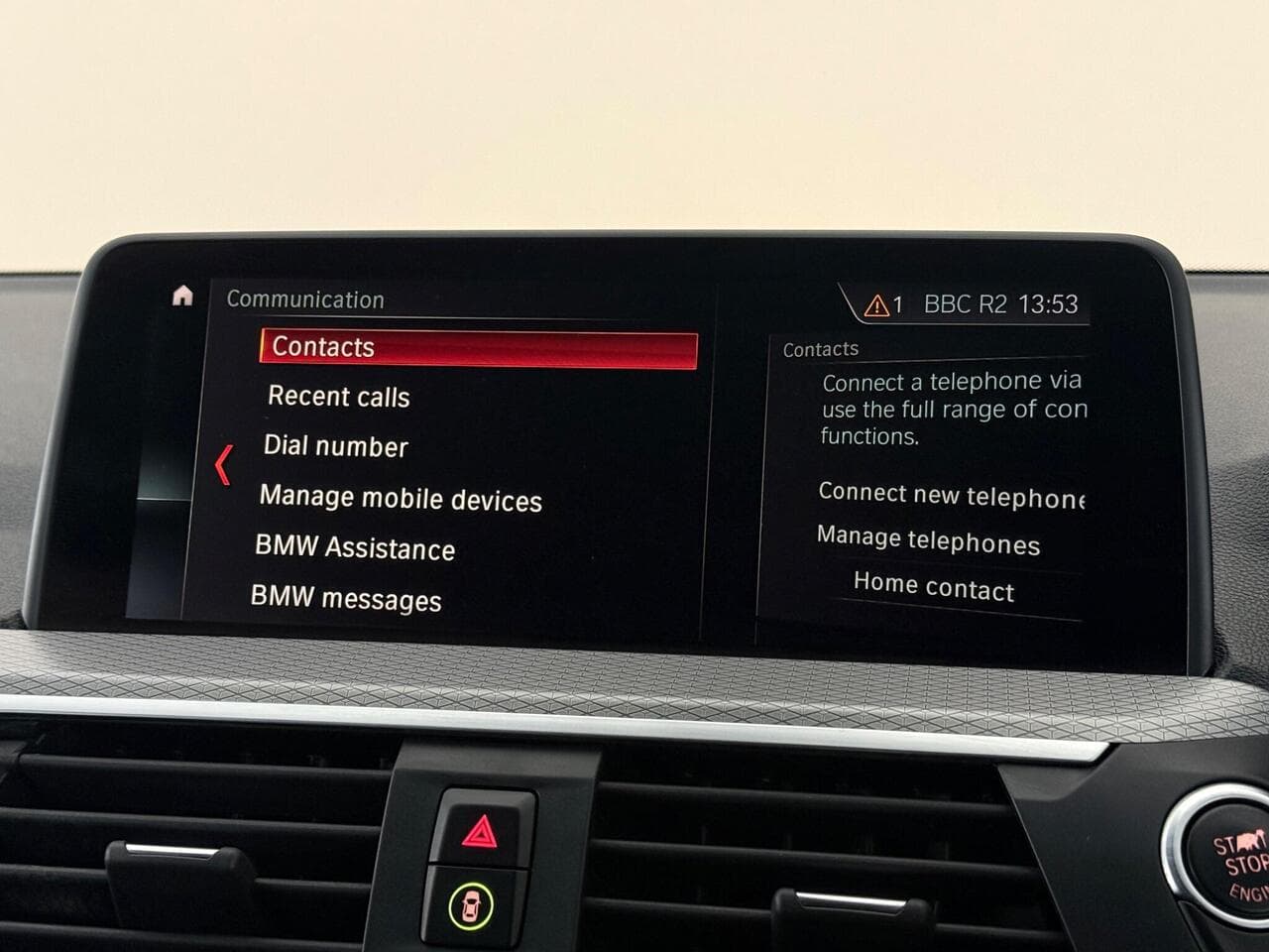 BMW X3 thumbnail Infotainment System