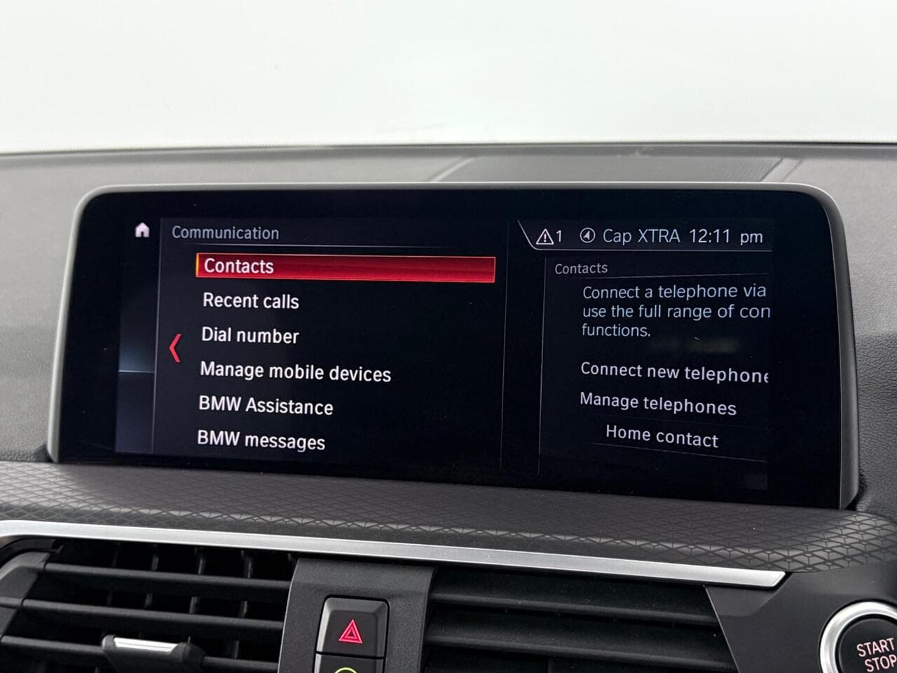 BMW X4 thumbnail Infotainment System