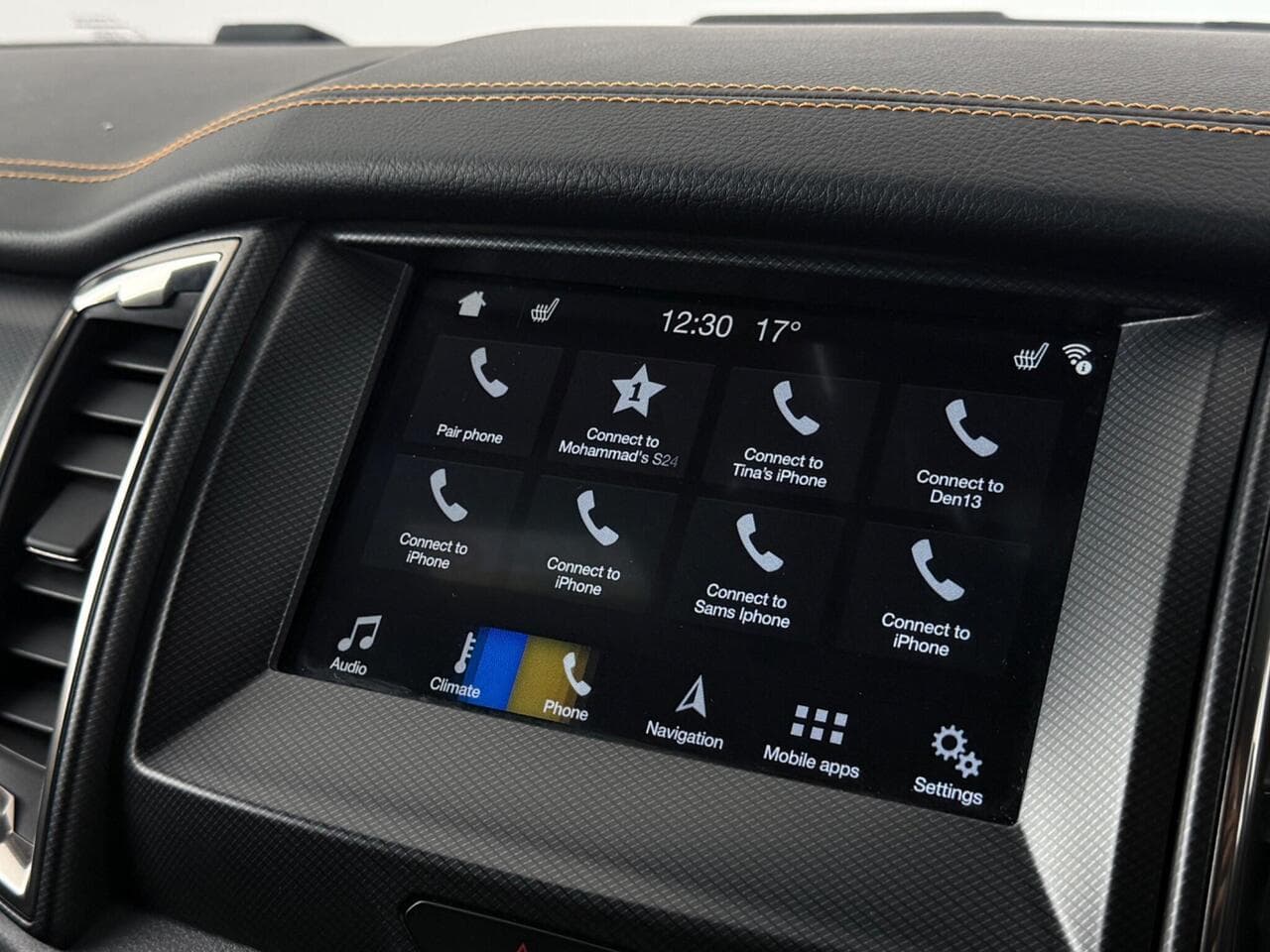 Ford Ranger thumbnail Infotainment System