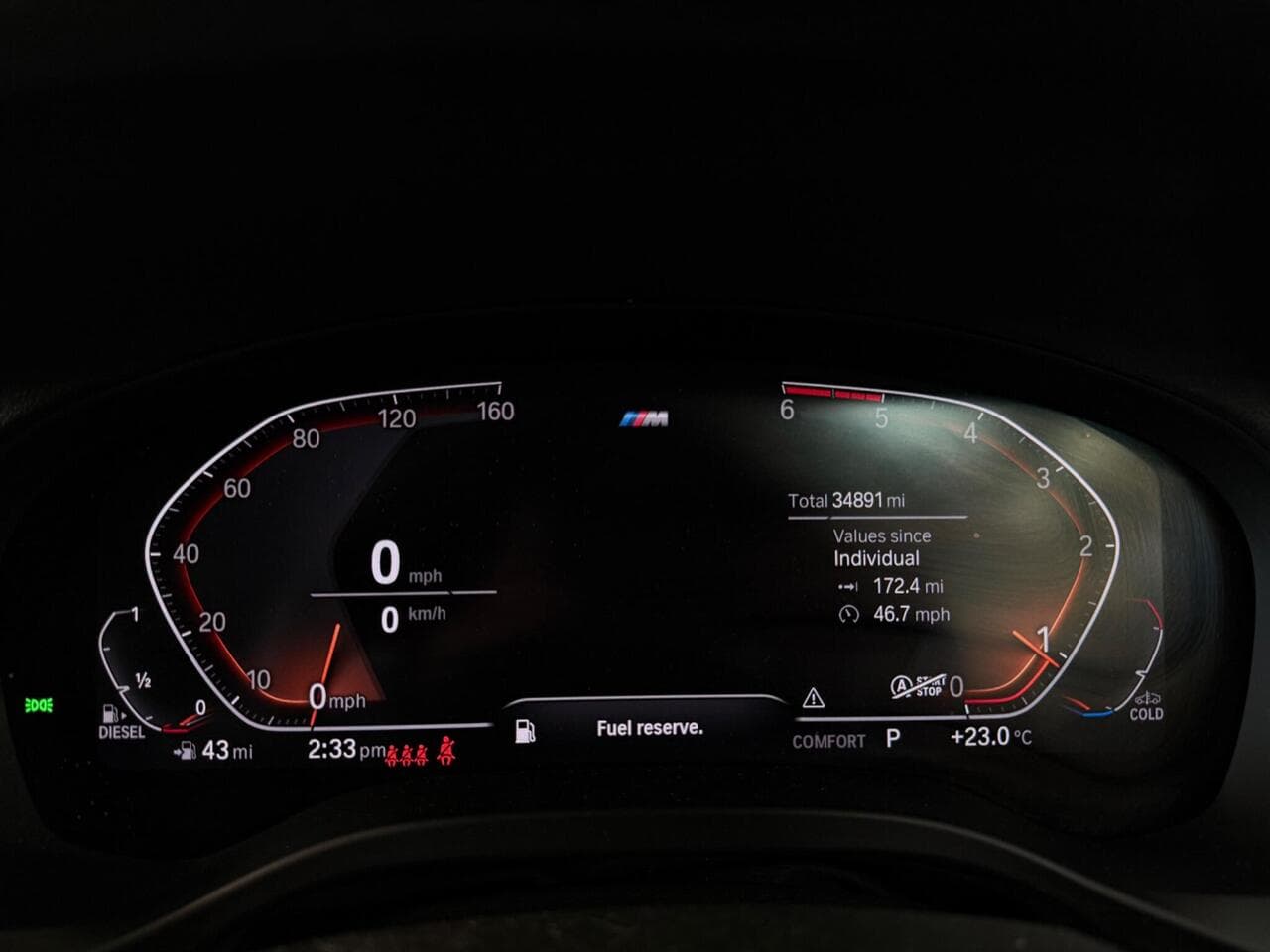 BMW X3 thumbnail Driver Instruments