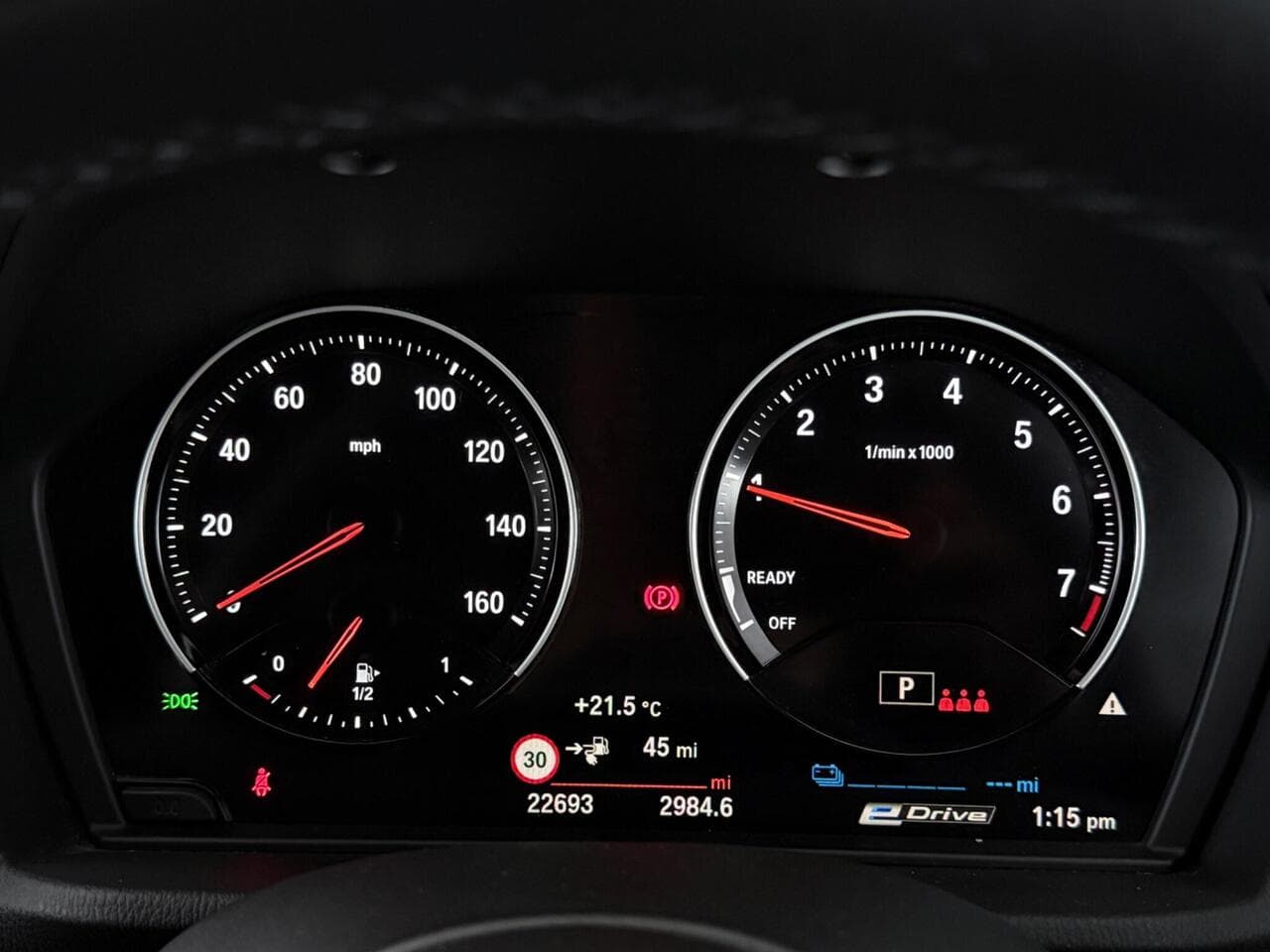 BMW X1 thumbnail Driver Instruments