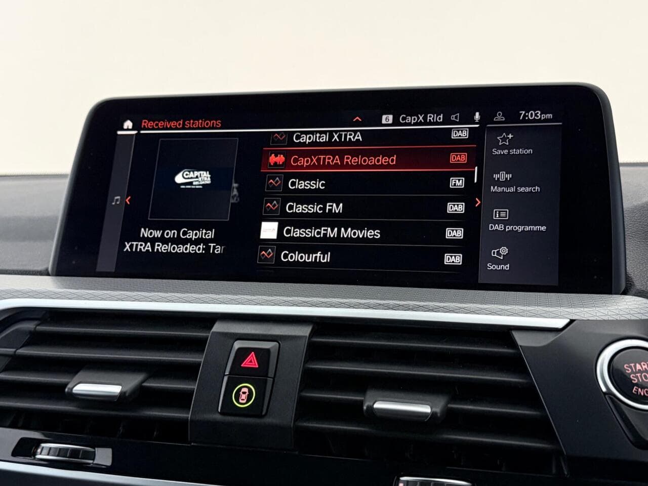 BMW X3 thumbnail Infotainment System