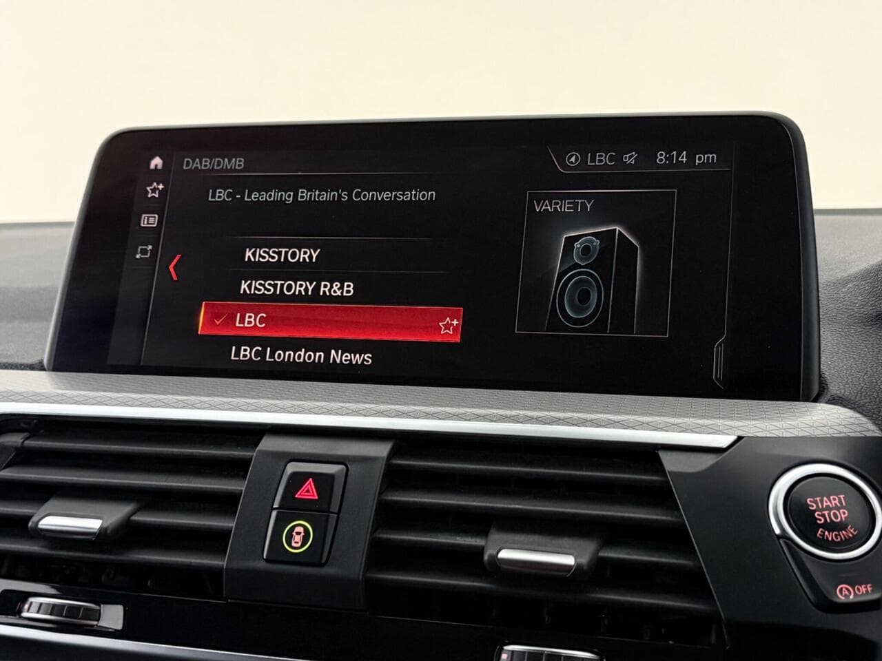 BMW X3 thumbnail Infotainment System
