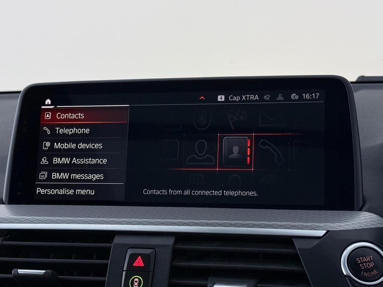 BMW X3 thumbnail Infotainment System