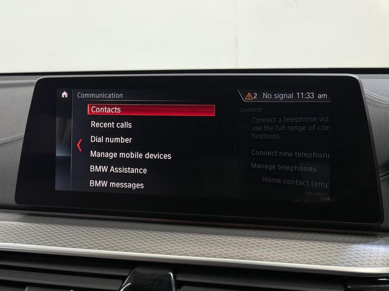BMW 6 Series Gran Turismo thumbnail Infotainment System