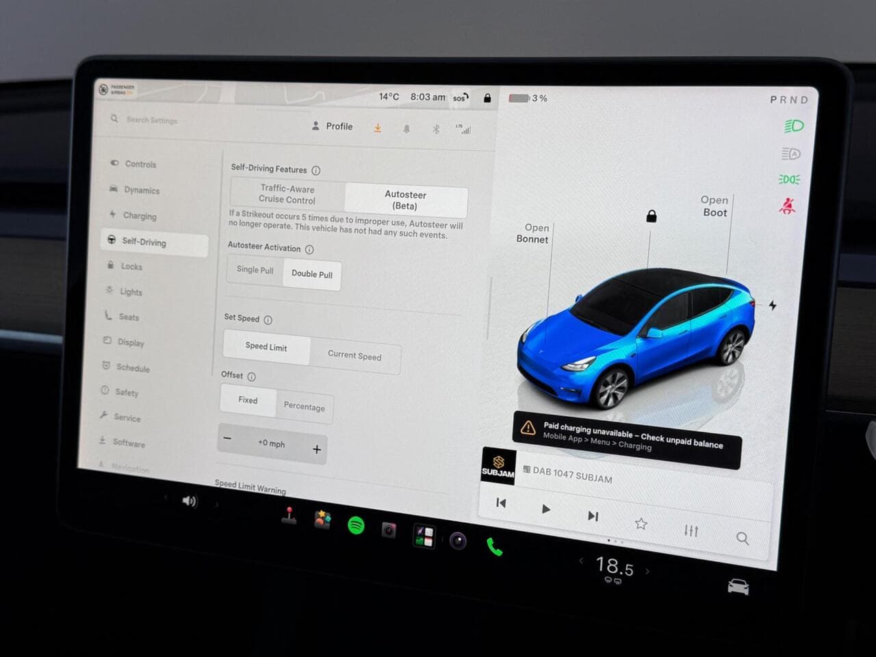 Tesla Model Y thumbnail Infotainment System