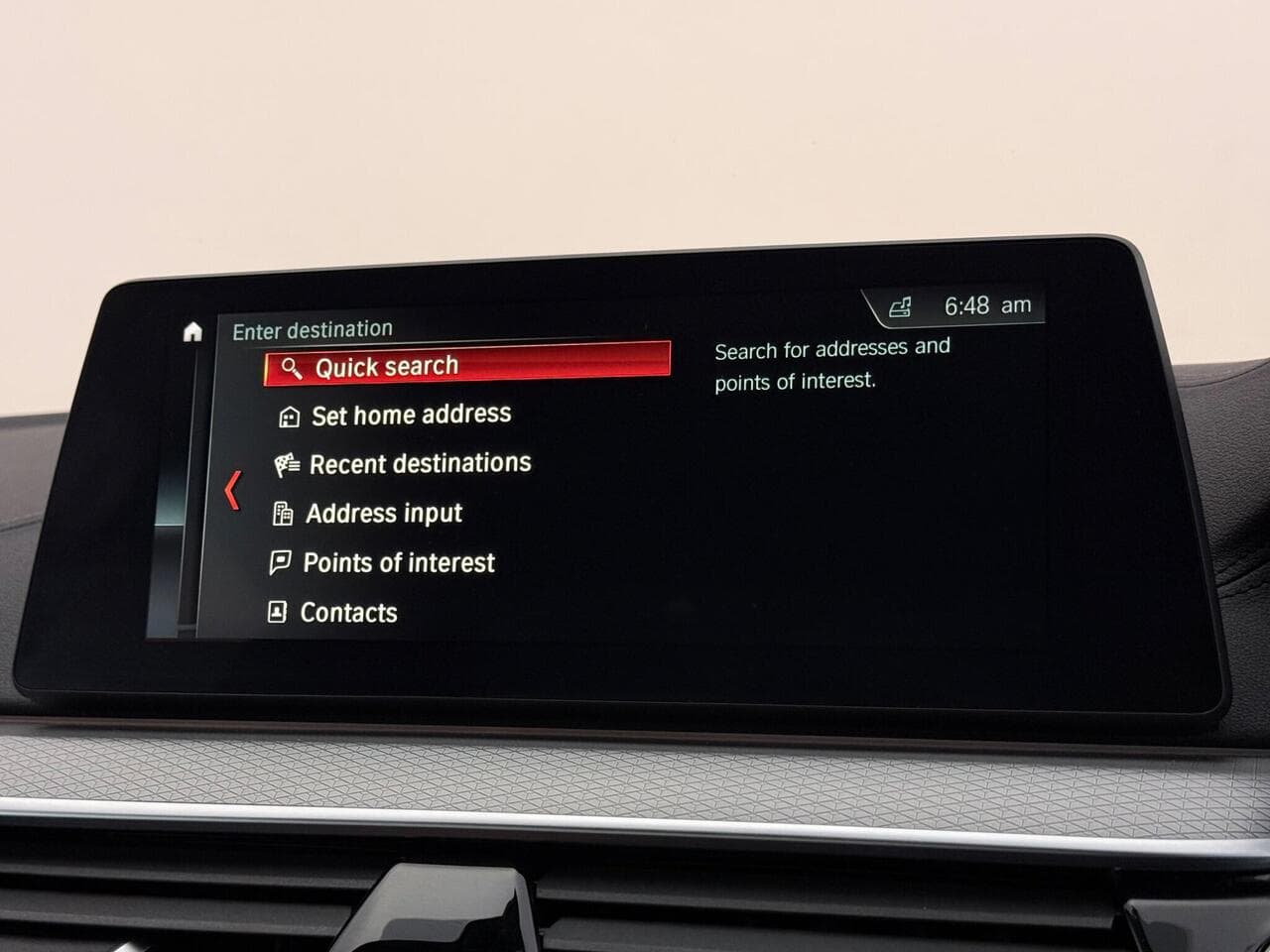 BMW 5 Series thumbnail Infotainment System