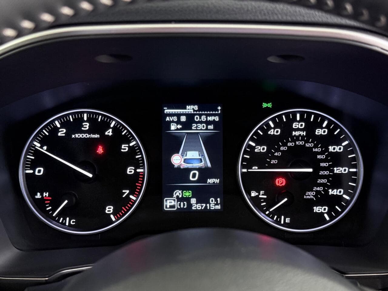 Subaru Outback thumbnail Driver Instruments