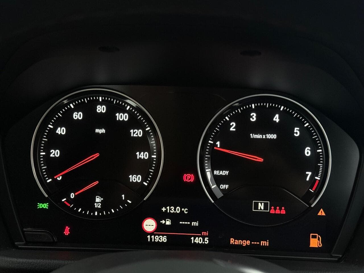 BMW X1 thumbnail Driver Instruments