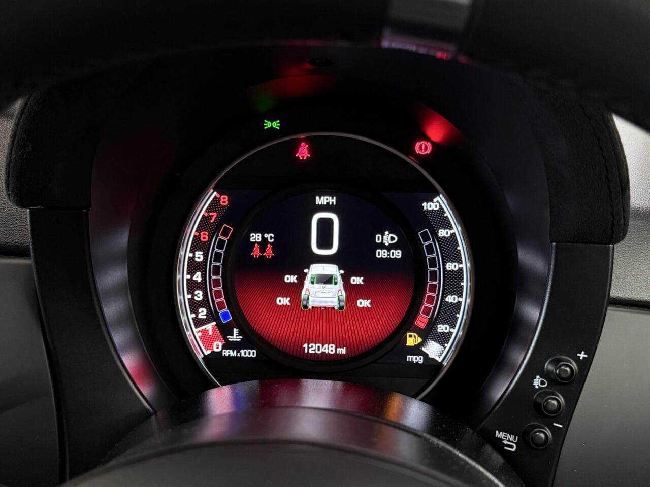 Abarth 595 thumbnail Driver Instruments