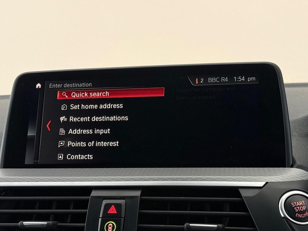 BMW X3 thumbnail Infotainment System