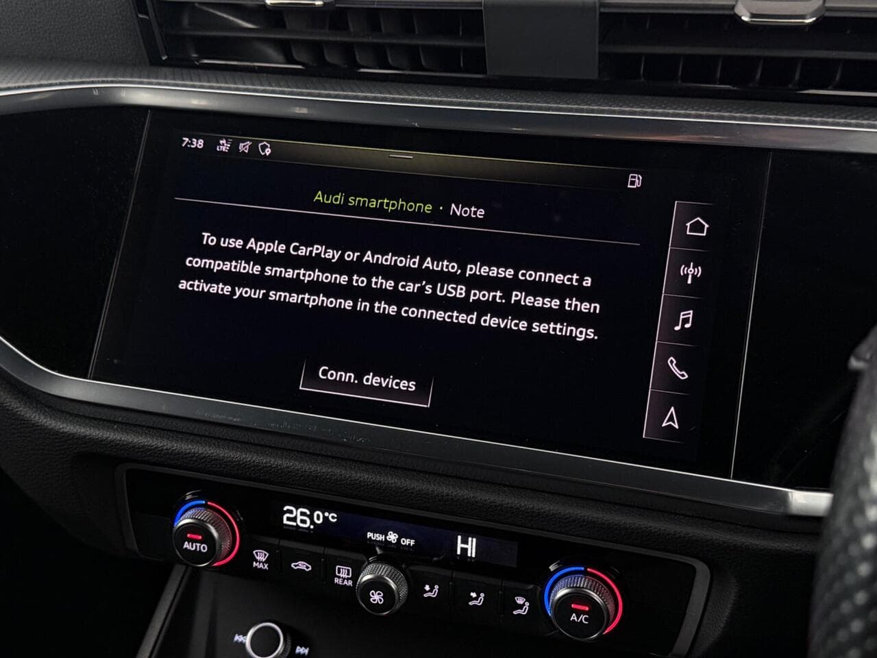 Audi Q3 thumbnail Infotainment System