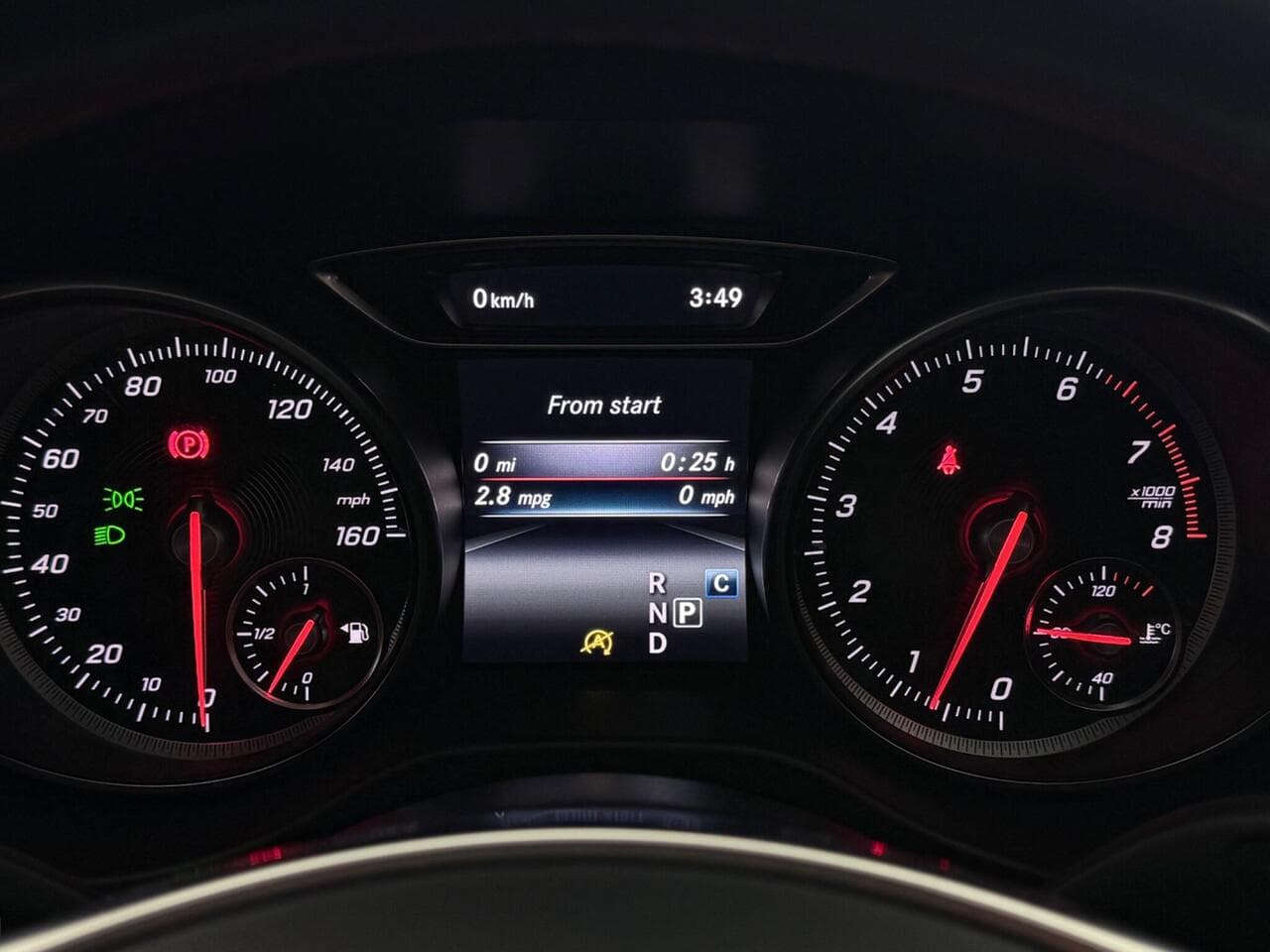 Mercedes-Benz CLA thumbnail Driver Instruments
