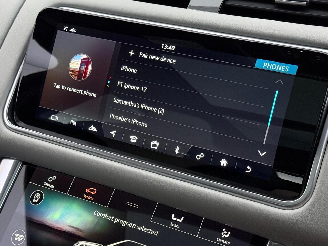 Land Rover Range Rover Sport thumbnail Infotainment System