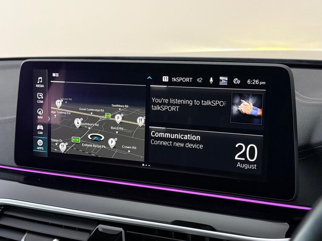 BMW 5 Series thumbnail Infotainment System