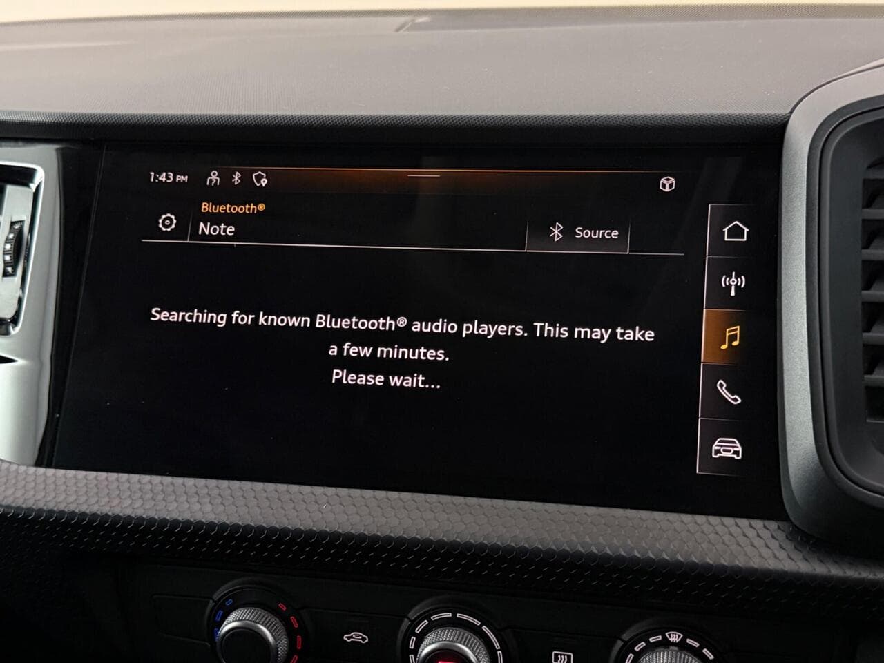 Audi A1 thumbnail Infotainment System