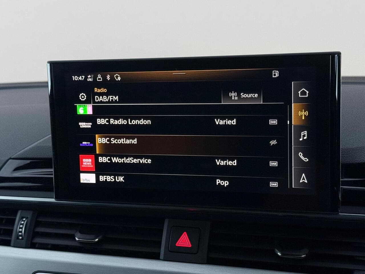 Audi A4 thumbnail Infotainment System