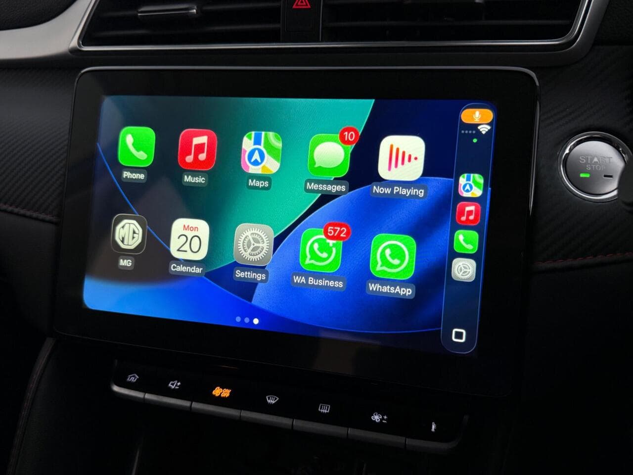 MG MG ZS thumbnail Infotainment System