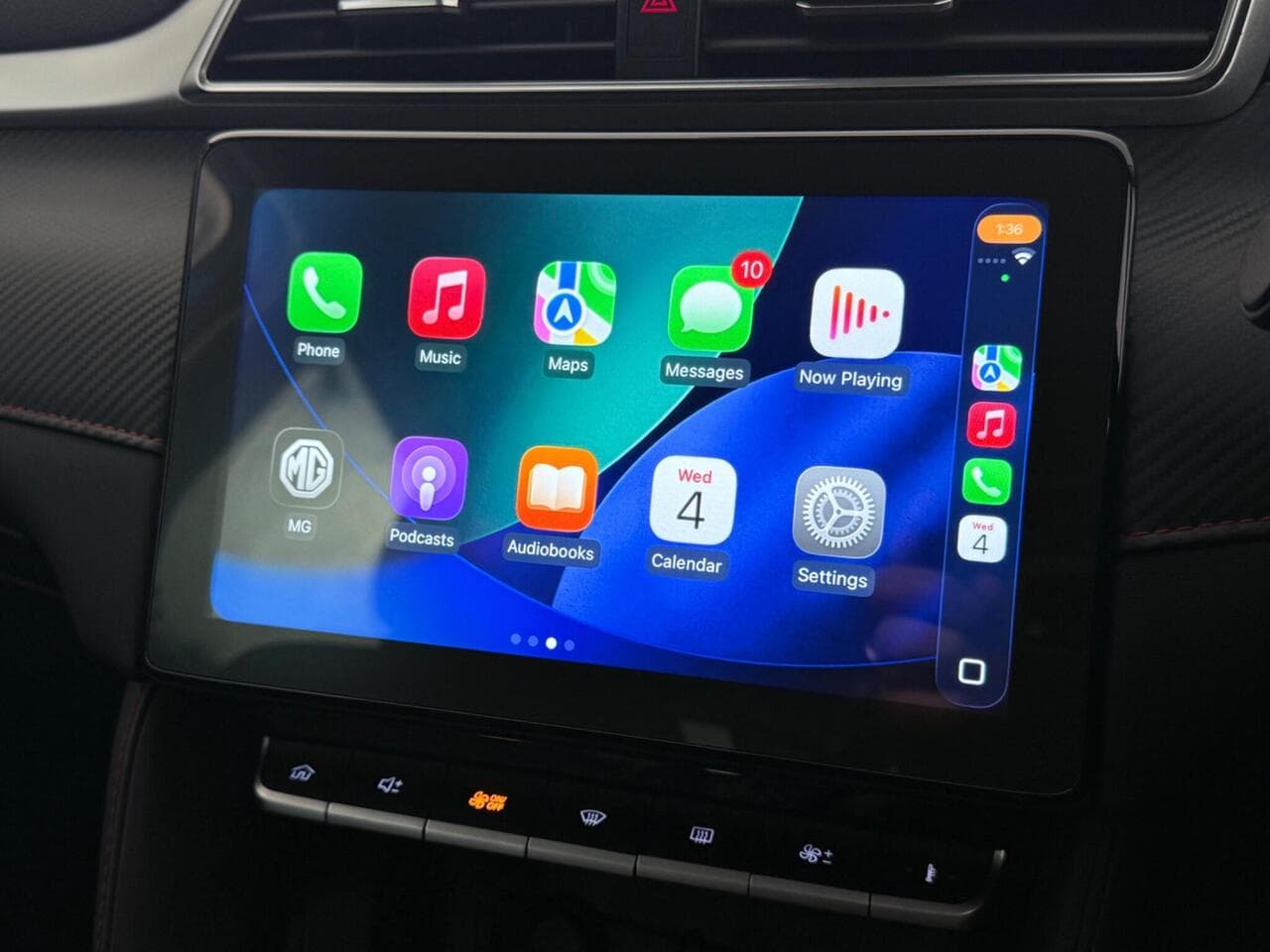 MG MG ZS thumbnail Infotainment System