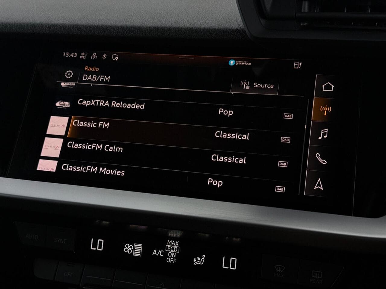 Audi A3 thumbnail Infotainment System
