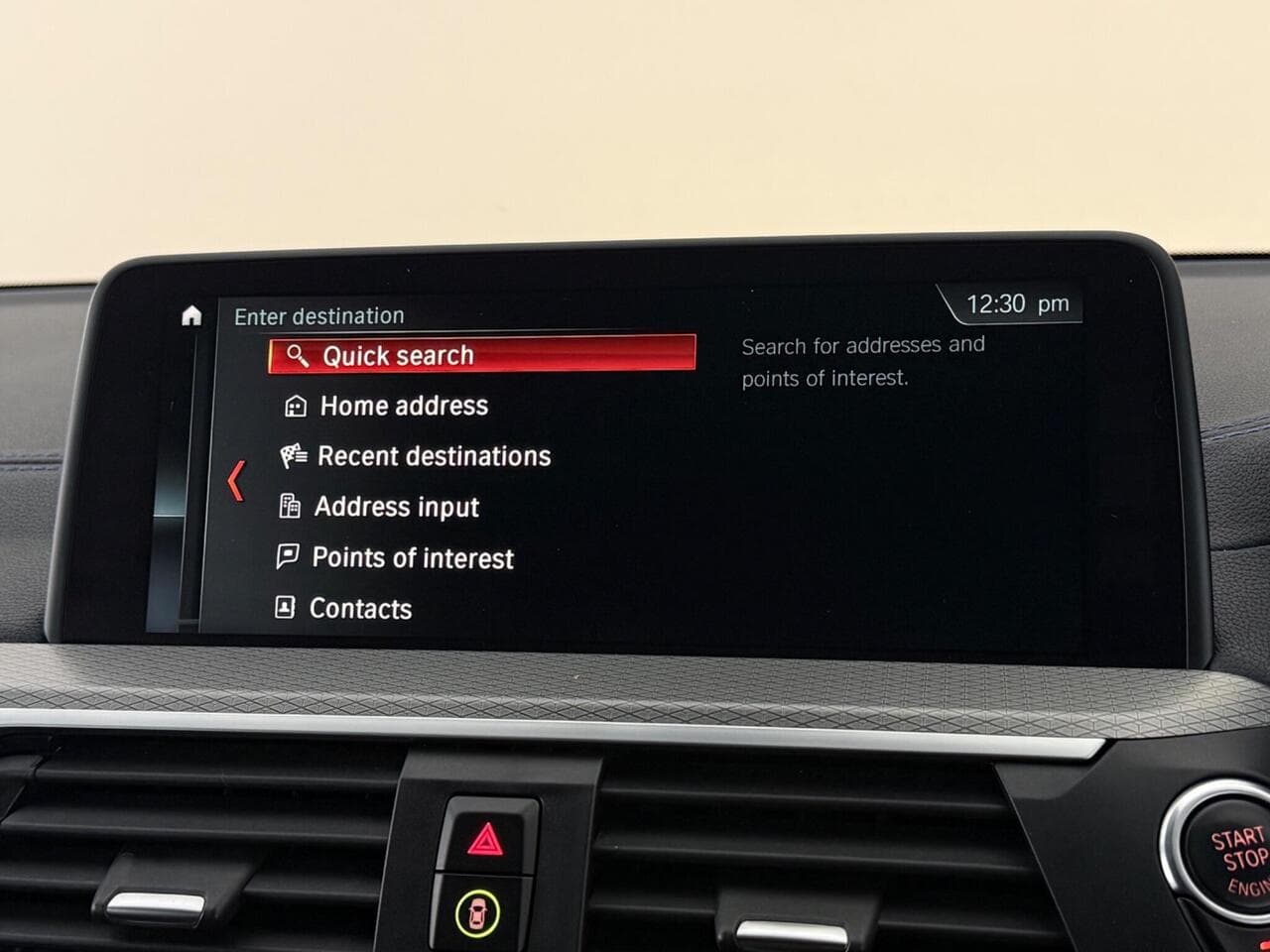 BMW X3 thumbnail Infotainment System
