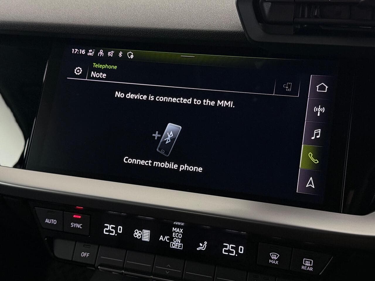 Audi A3 thumbnail Infotainment System