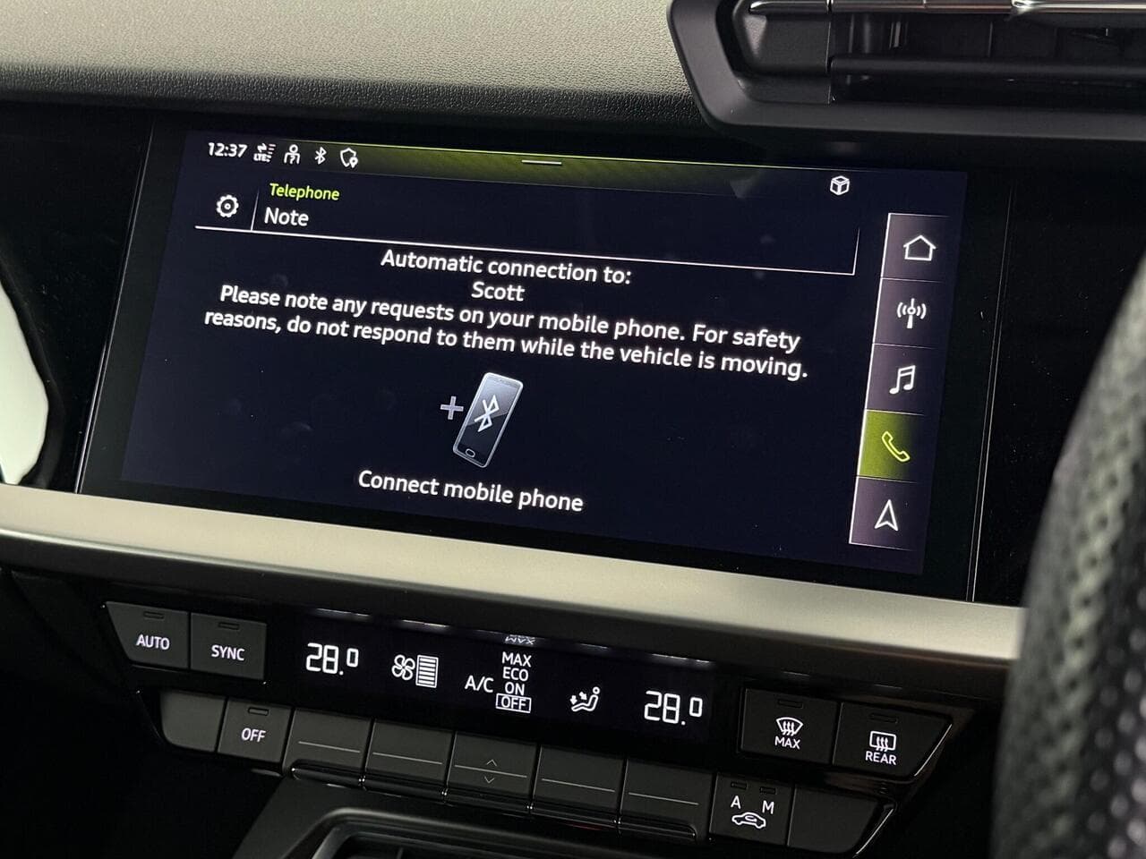 Audi A3 thumbnail Infotainment System