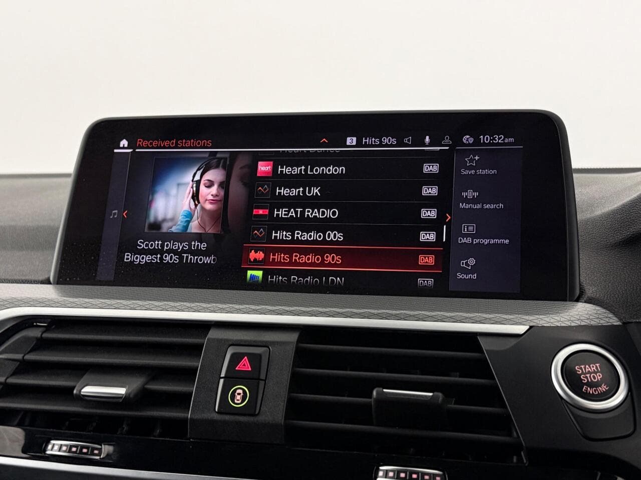 BMW X3 thumbnail Infotainment System