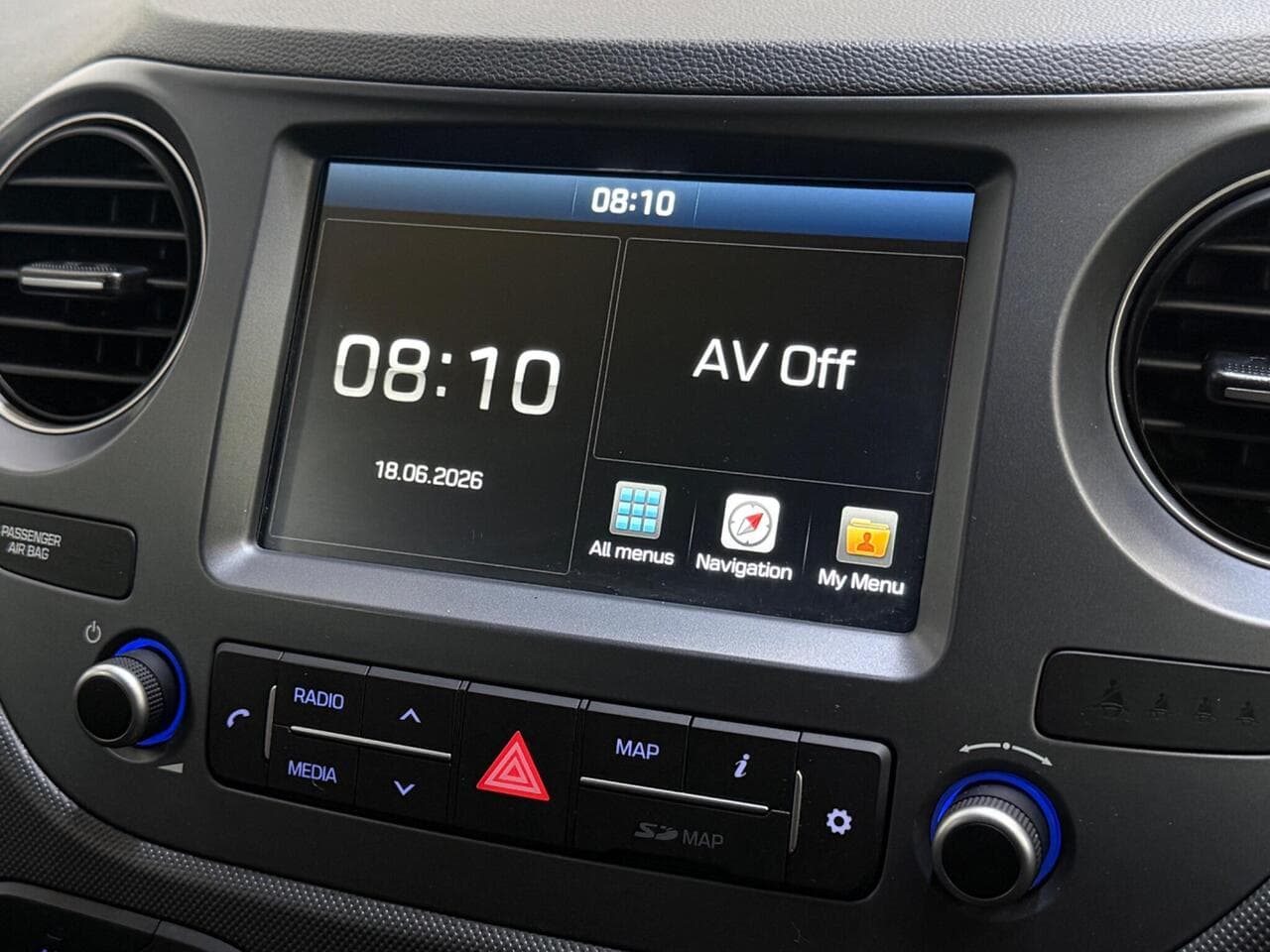 Hyundai i10 thumbnail Infotainment System