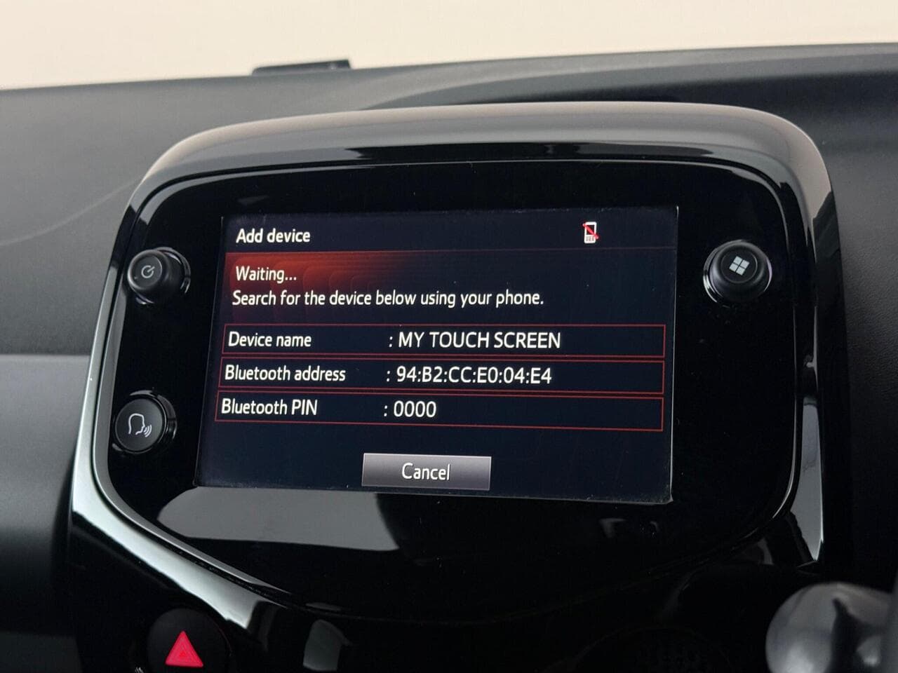 Toyota AYGO thumbnail Infotainment System