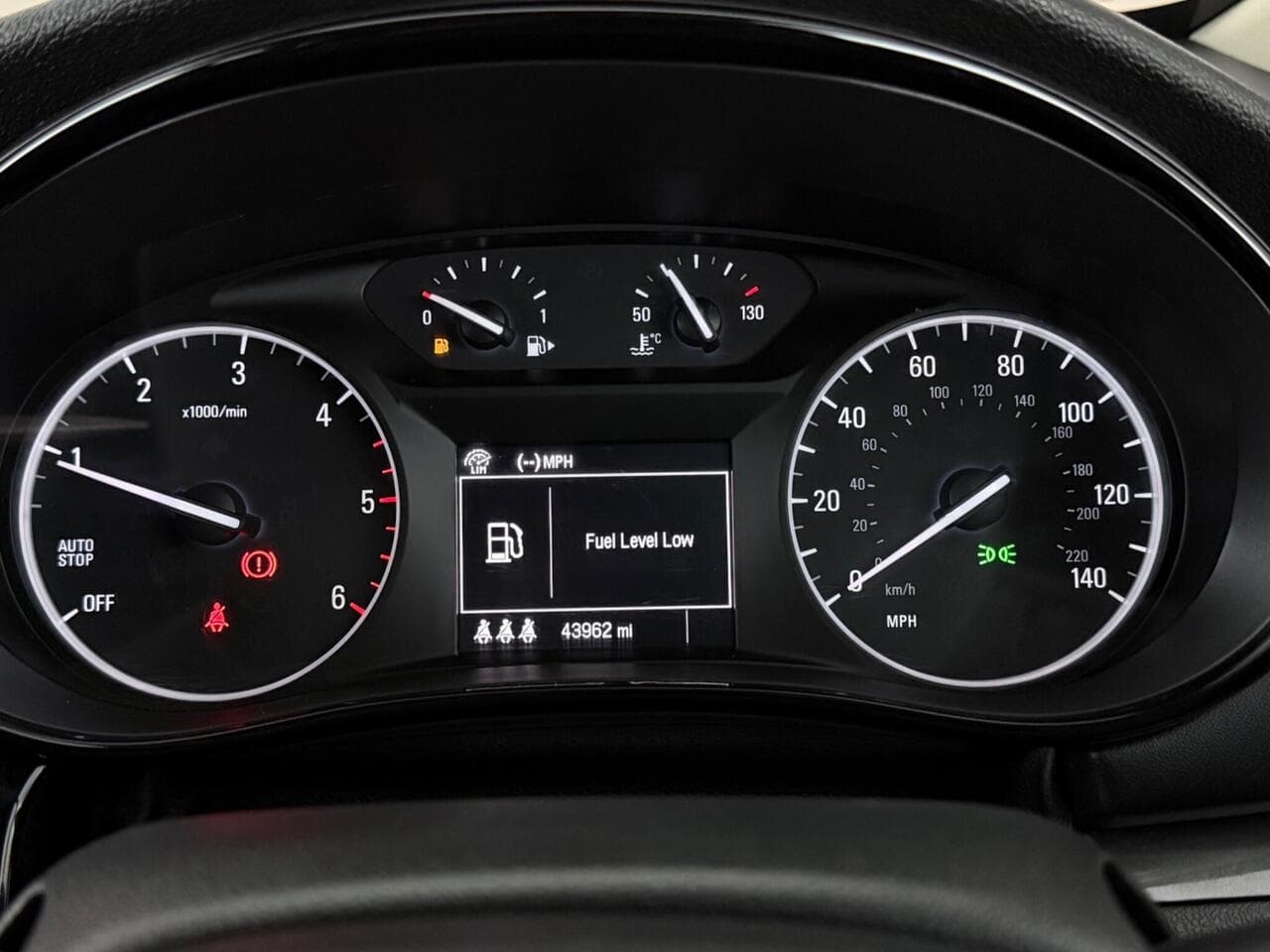 Vauxhall Mokka X thumbnail Driver Instruments