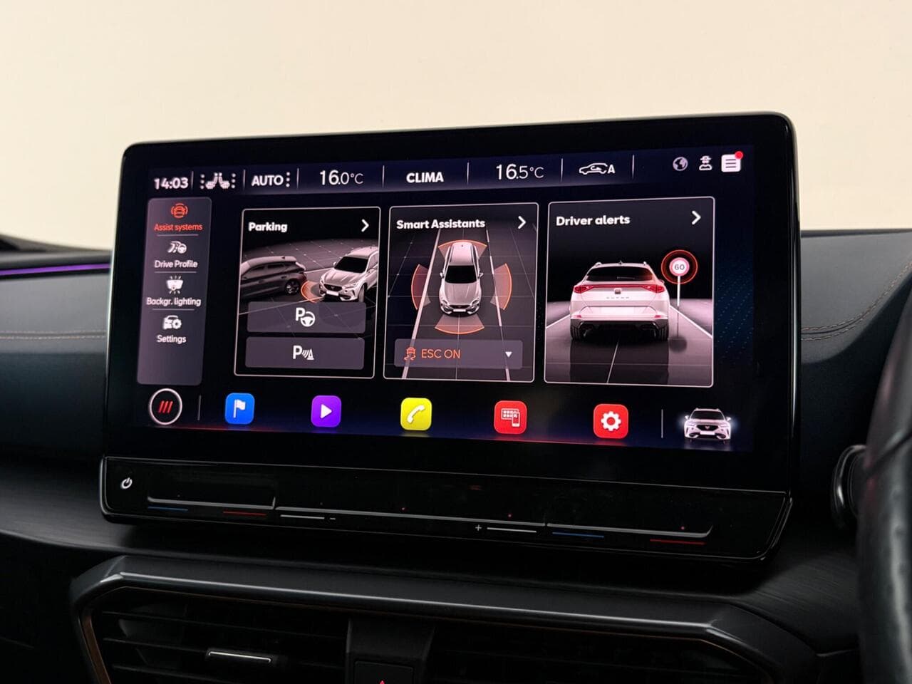 CUPRA Formentor thumbnail Infotainment System