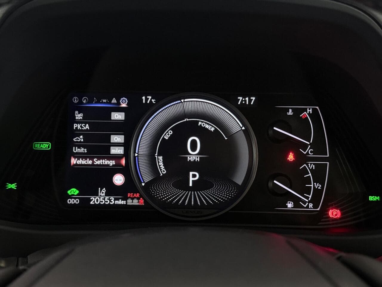 Lexus UX thumbnail Driver Instruments