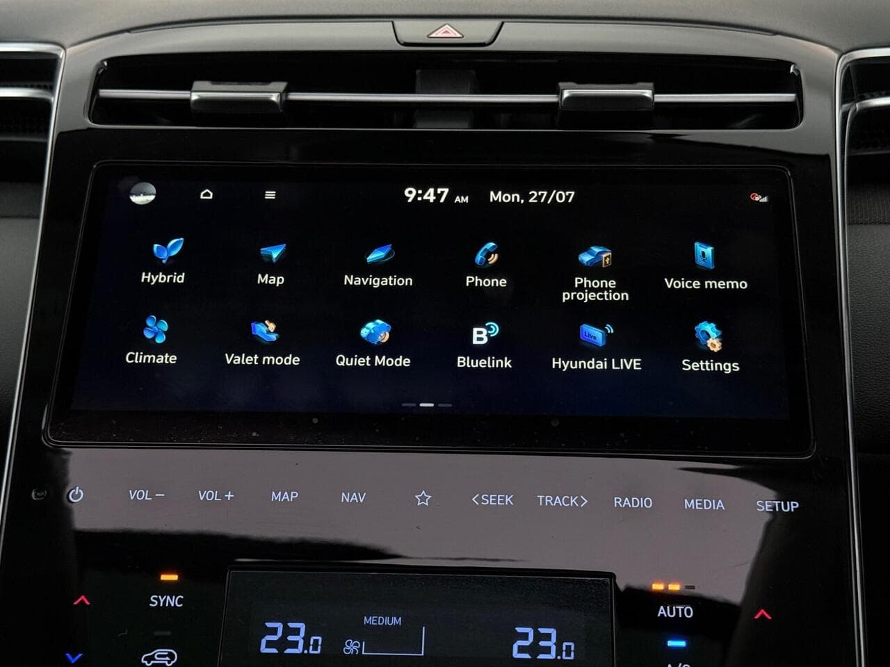 Hyundai TUCSON thumbnail Infotainment System
