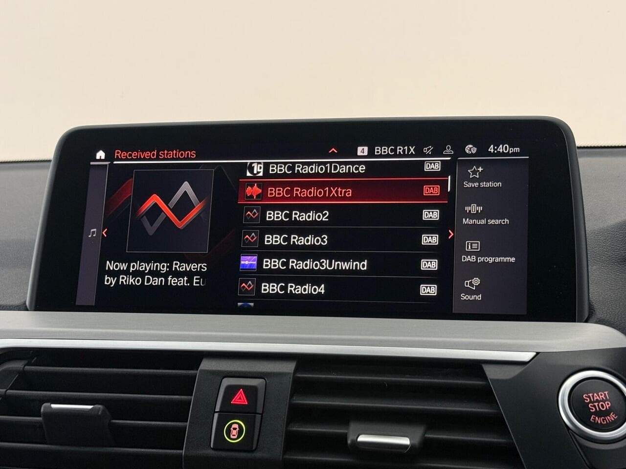 BMW X3 thumbnail Infotainment System