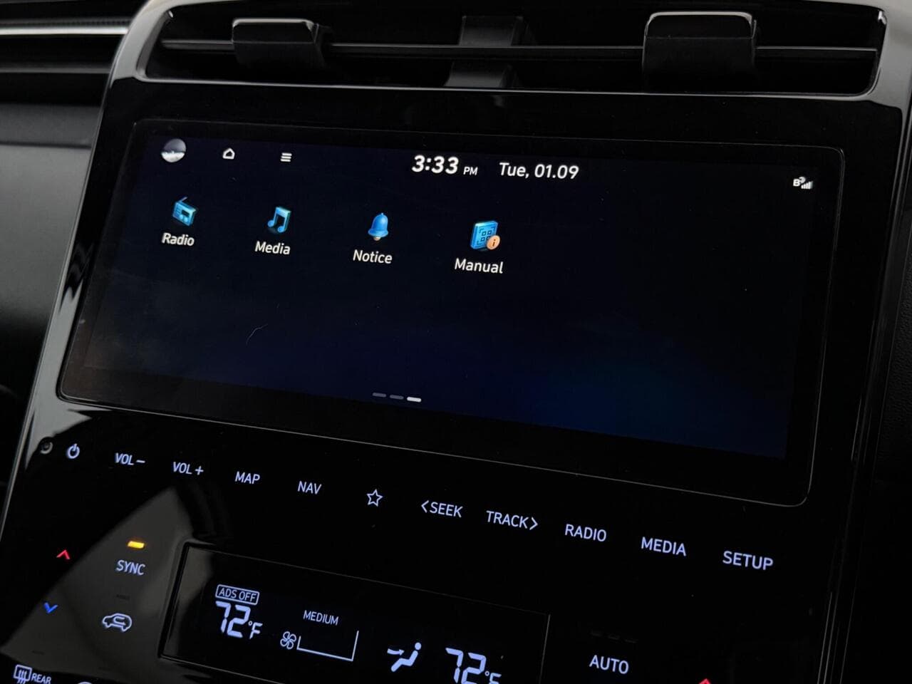 Hyundai TUCSON thumbnail Infotainment System