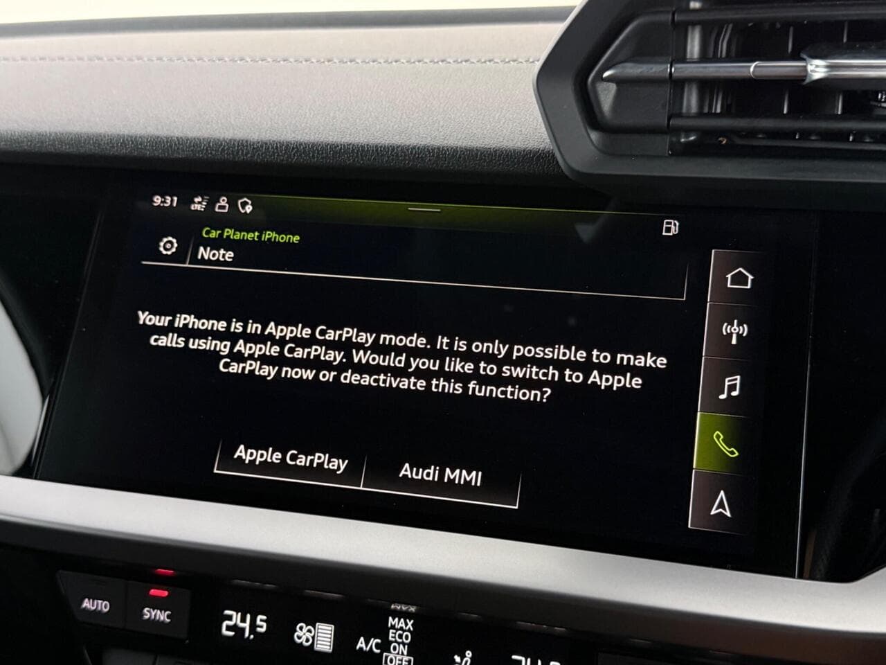 Audi A3 thumbnail Infotainment System