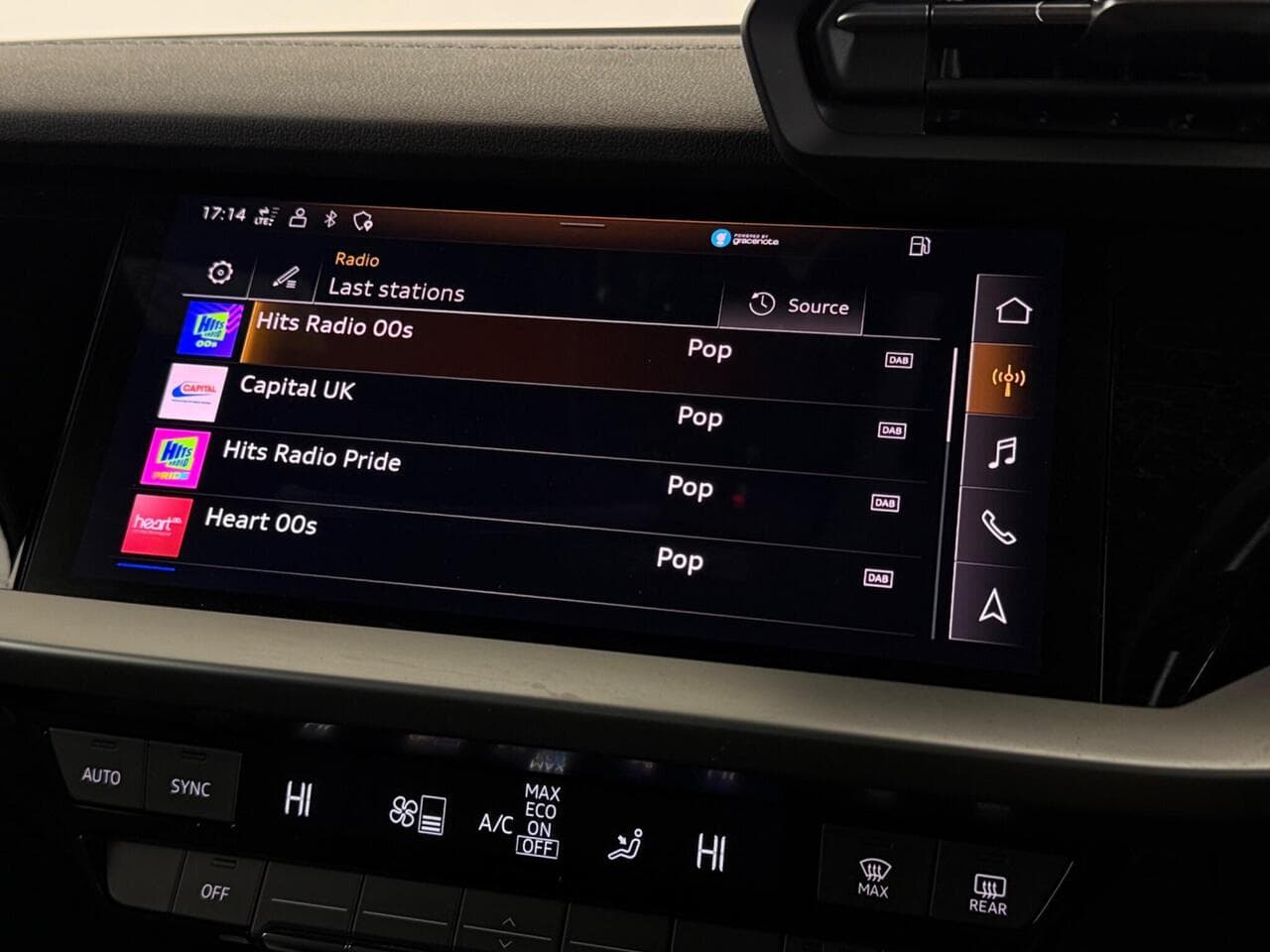 Audi A3 thumbnail Infotainment System