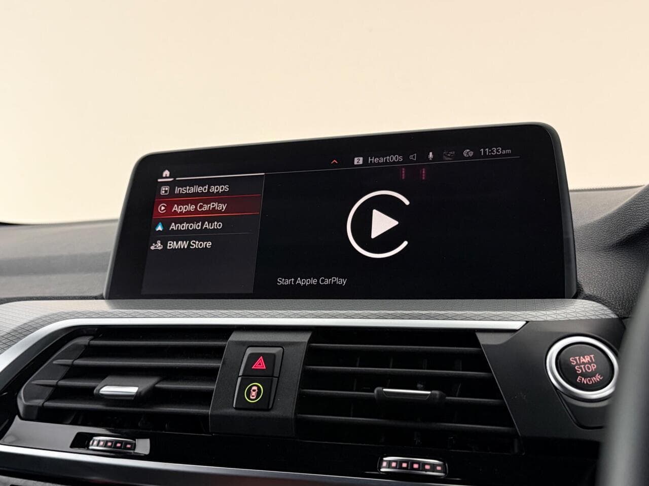 BMW X3 thumbnail Infotainment System