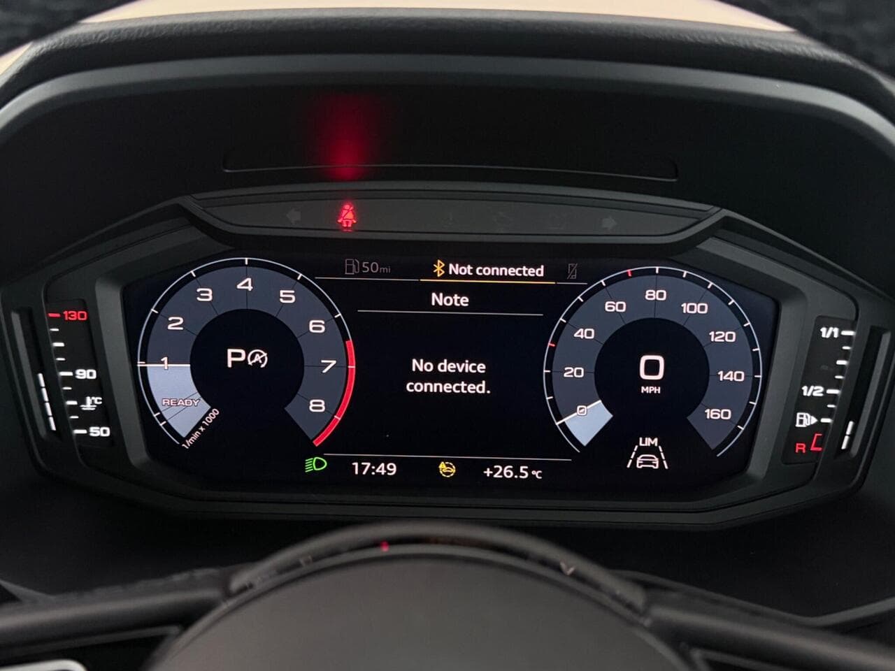 Audi A1 thumbnail Driver Instruments