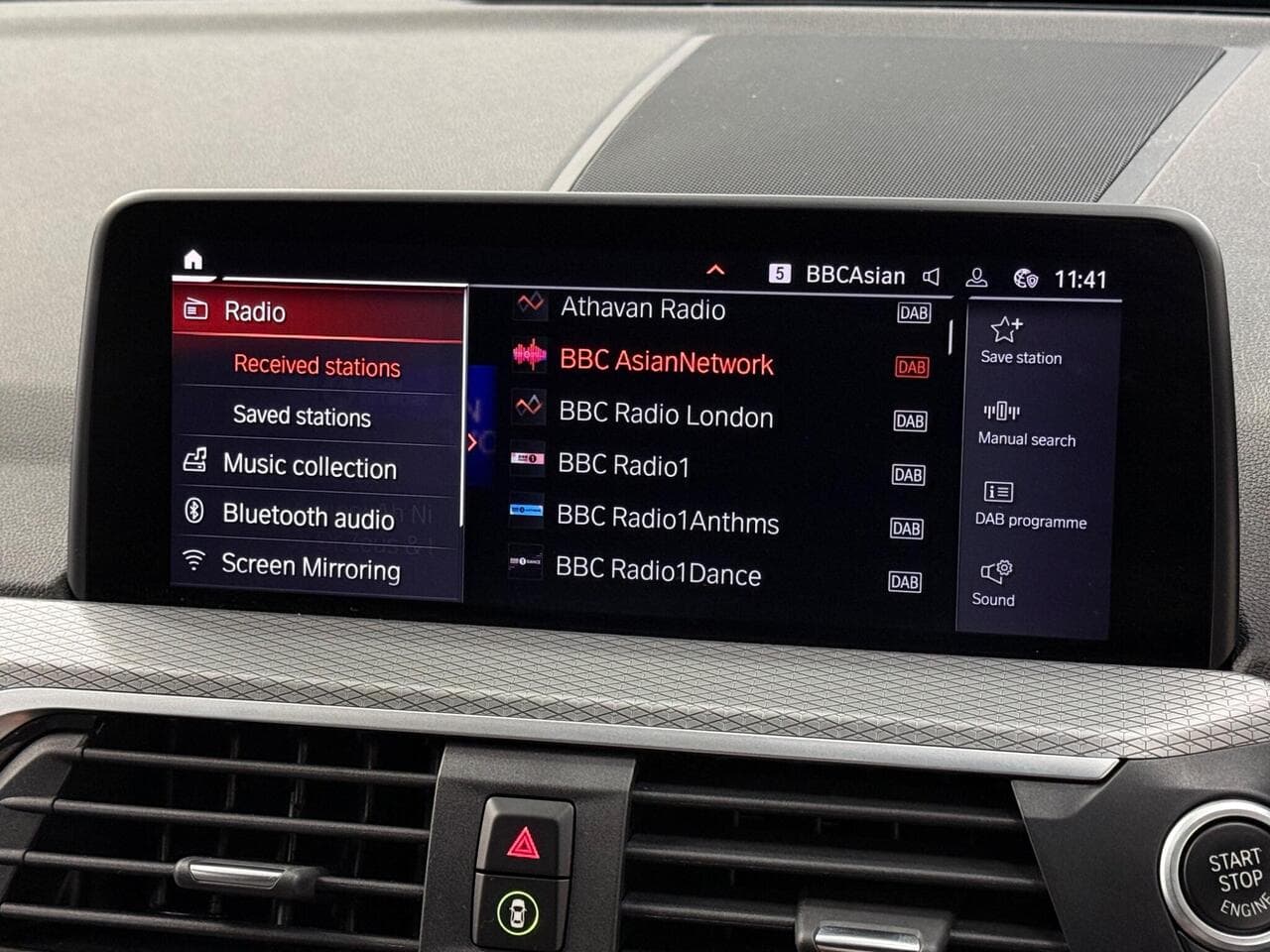 BMW X3 thumbnail Infotainment System