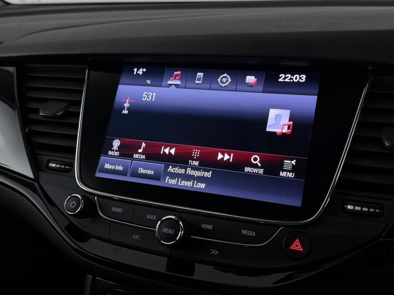 Vauxhall Astra thumbnail Infotainment System