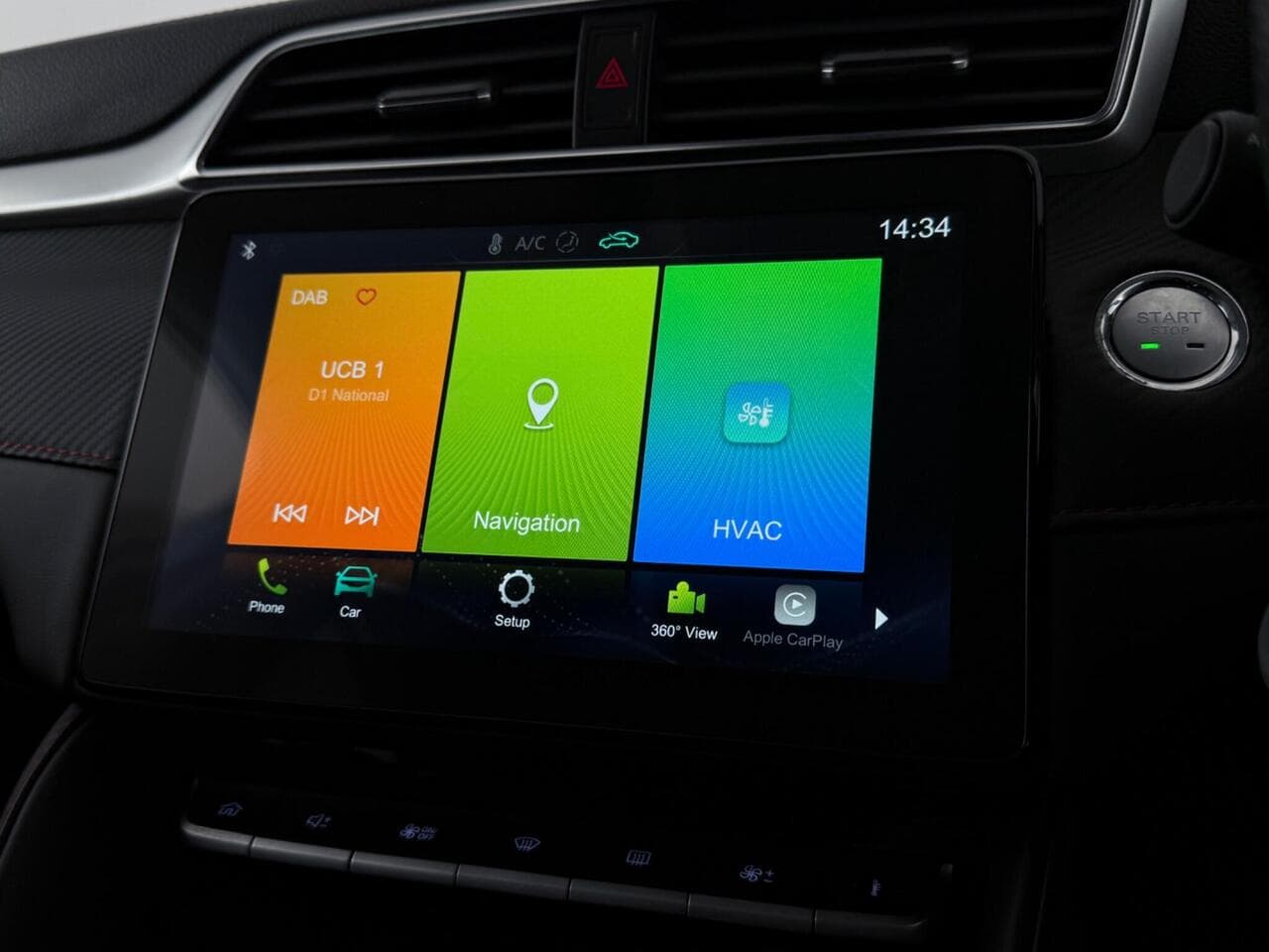 MG MG ZS thumbnail Infotainment System