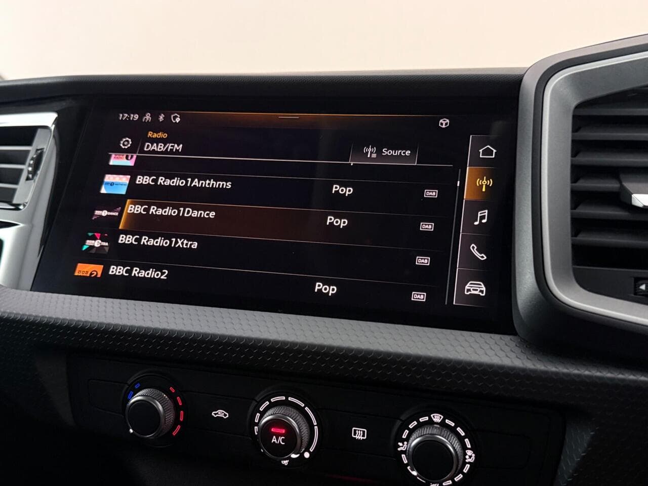 Audi A1 thumbnail Infotainment System
