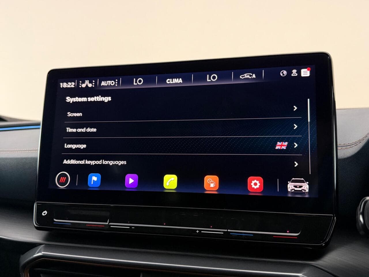 CUPRA Formentor thumbnail Infotainment System