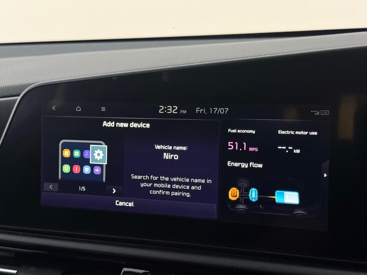 Kia Niro thumbnail Infotainment System
