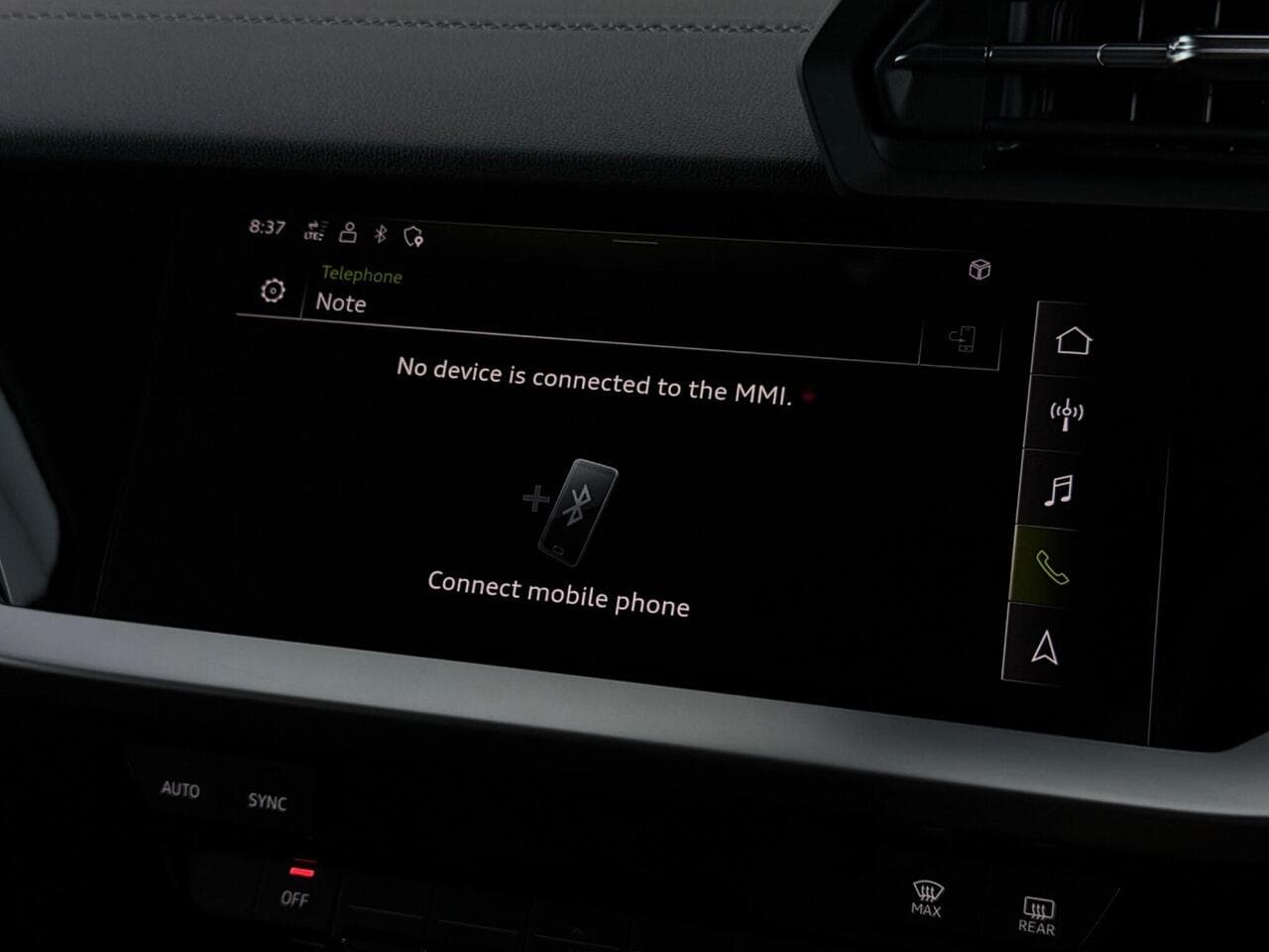 Audi A3 thumbnail Infotainment System