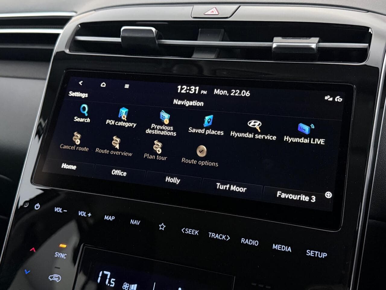 Hyundai TUCSON thumbnail Infotainment System
