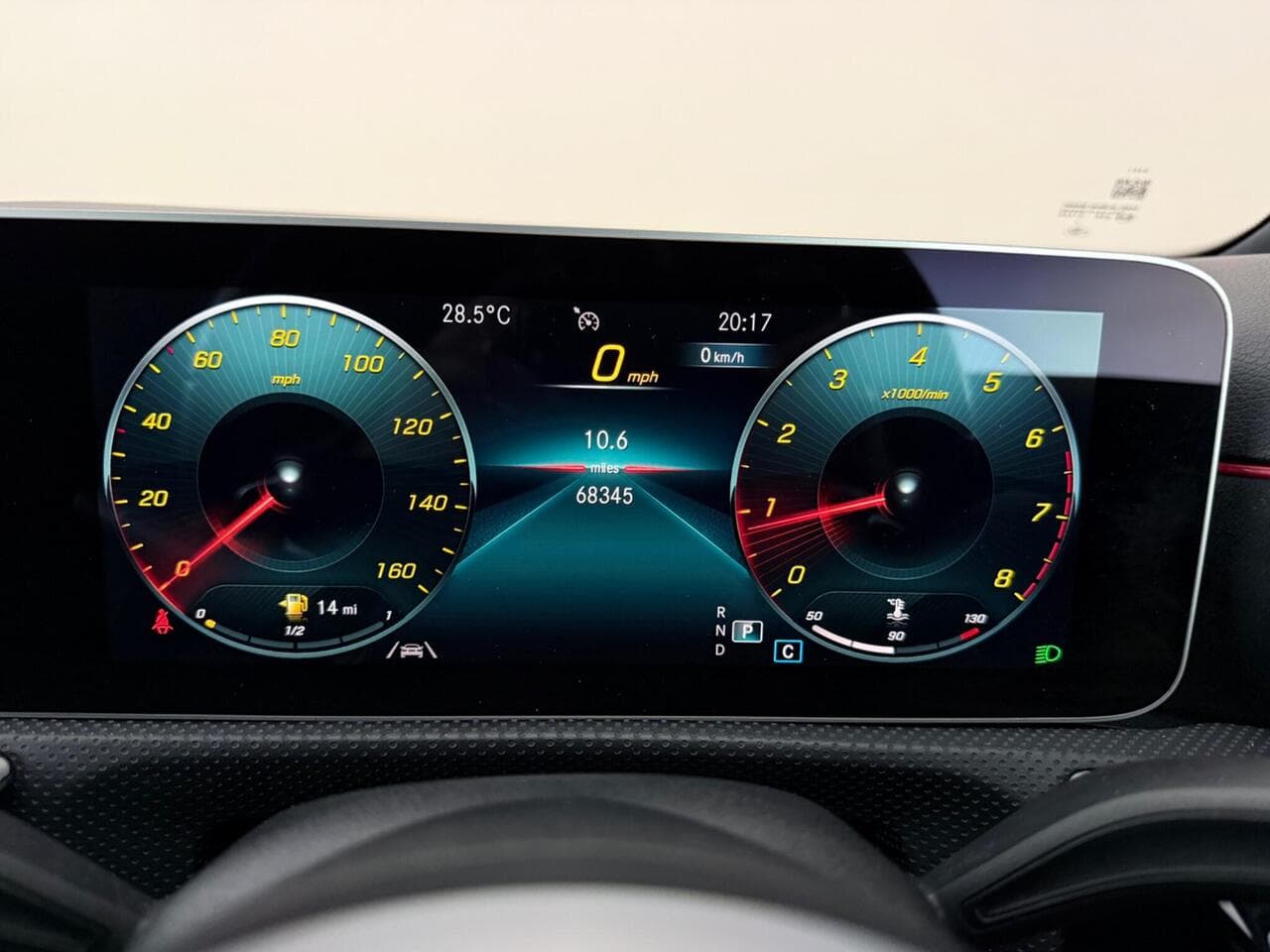Mercedes-Benz A Class thumbnail Driver Instruments